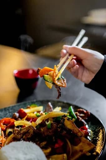 Lemongrass Spezial mit Reis